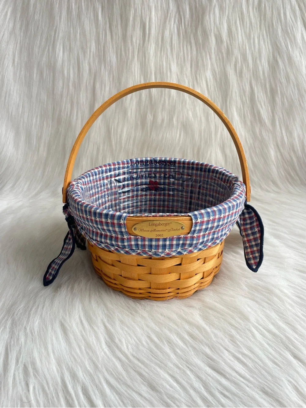 Longaberger Woven Memories vintage farmhouse basket